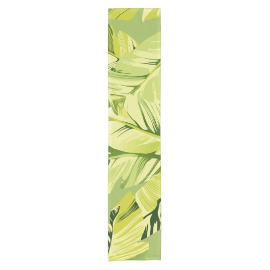 Banaanbladeren 5 korte tafelloper (Voorkant)