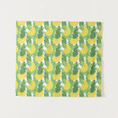 Banaanbladeren en fruitpatroon wandkleed (Voorkant (horizontaal))