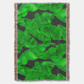 Banaanbladpatroon Deken (Voorkant Verticaal)