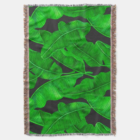 Banaanbladpatroon Deken (Voorkant Verticaal)