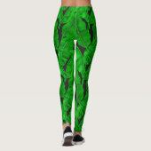 Banaanbladpatroon Leggings (Achterkant)