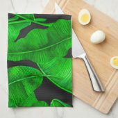 Banaanbladpatroon Theedoek (Quarter Fold)