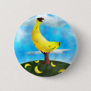Banaanboom Ronde Button 5,7 Cm
