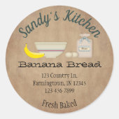 Banaanbrood Sticker (Voorkant)