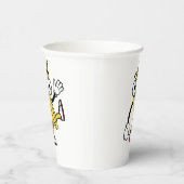 BanaanCartoon Papieren Bekers (Rechts)