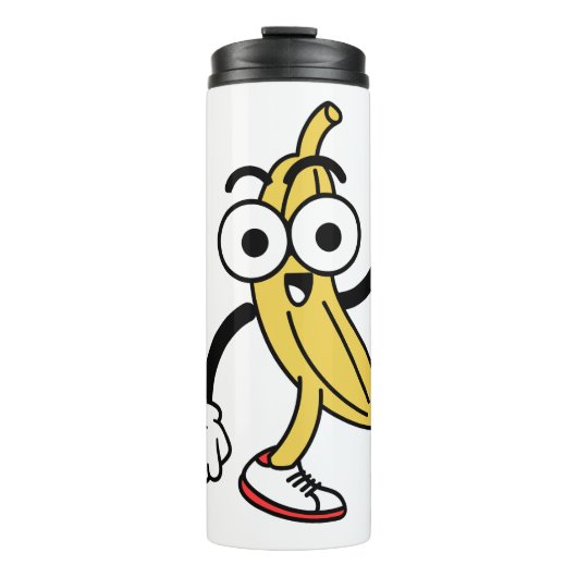 BanaanCartoon Thermosbeker (Voorkant)