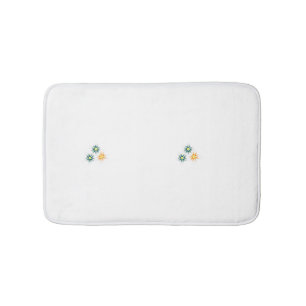 Banaangeel, donkerblauw groen, decoratief badmat