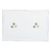 Banaangeel, donkerblauw groen, decoratief kussensloop (Achterkant)