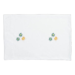 Banaangeel, donkerblauw groen, decoratief kussensloop