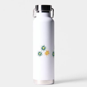 Banaangeel, donkerblauw groen, decoratief waterfles