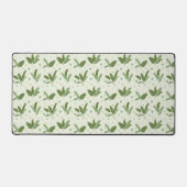 Banaanleder met driehoeken bureaumat (Voorkant)