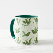 Banaanleder met driehoeken mok (Voorkant links)