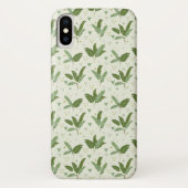 Banaanleder met driehoeken | Monogram 2 Case-Mate iPhone Case (Achterkant)
