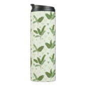 Banaanleder met driehoeken | Monogram Thermosbeker (Geroteerd rechts)