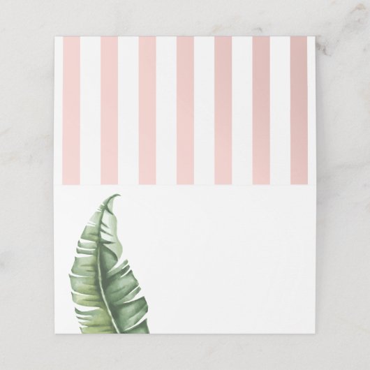 Banaanleder uit de Middeleeuwen en Cabana Stripes (Buitenkant ongevouwen)