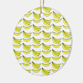 Banaanpatroon. Keramisch Ornament (Links)