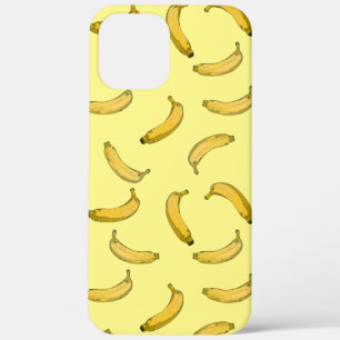 Banaanpatroonschets versie Hoesje-Mate iPhone cas iPhone 12 Pro Max Hoesje