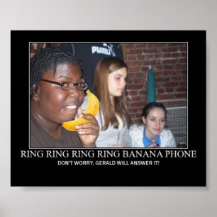banaantelefoonring poster