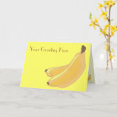 BanaanWenskaart Kaart (Gele Bloem)