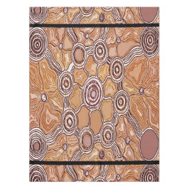 Banagan Goud Aboriginal Art Tafelkleed