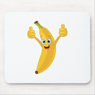 Banan Cartoon Ontwerp Muismat