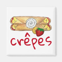 Banana Aardbeien Crêpes French Food Cuisine Crepe