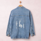 Banana Ball Python Chinese Hanzi Breeder Banana Ba Denim Jacket (Hangar)