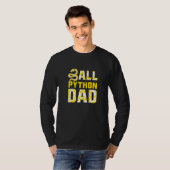 Banana Ball Python Herpetologist Ball Python Dad H T-shirt (Voorkant volledig)