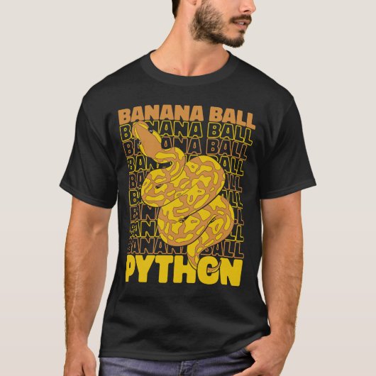 Banana Ball Python Pythonidae Snake Owner Banana B T-shirt (Voorkant)