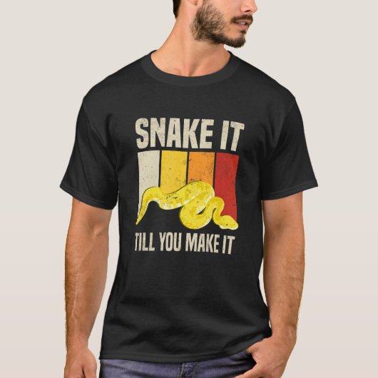 Banana Ball Python Snake Reptile T-shirt (Voorkant)