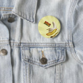 Banana BANG comic pop art Ronde Button 5,7 Cm (In situ)
