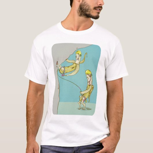 Banana Belay rotsklimmen T-shirt (Voorkant)