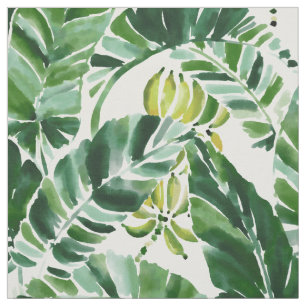 BANANA BELIEFT Tropisch Banana Leaf Pattern Stof