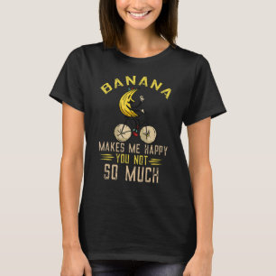 Banana Bike maakt me gelukkige vegetariërs zomerfe T-shirt