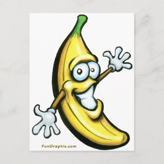 Banana Briefkaart (Voorkant)