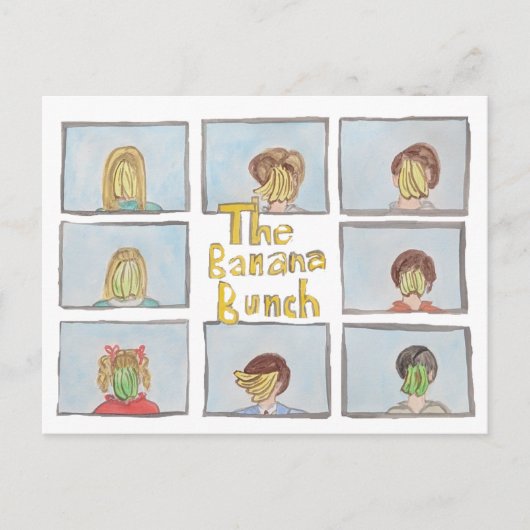 Banana Bunch Briefkaart (Voorkant)