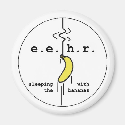 Banana Bungee Jump Magneet (Voorkant)