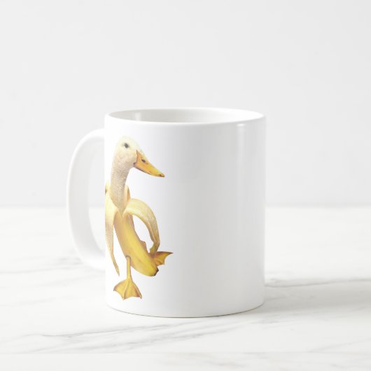 Banana Canard mème Mug double face (Devant gauche)