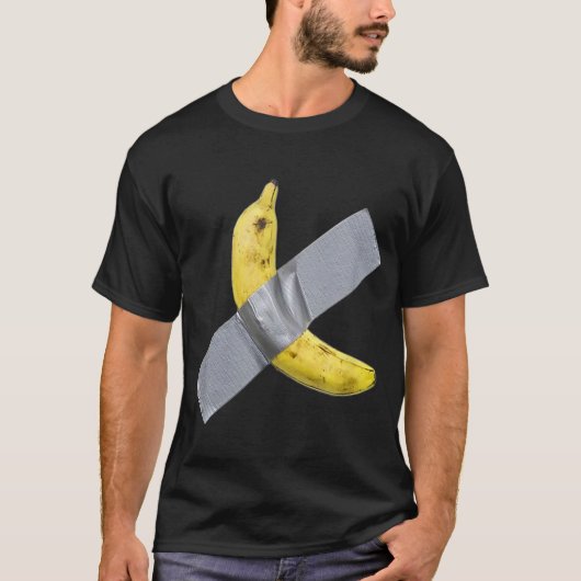 Banana Duct Tape Meme Art Design T-shirt (Voorkant)