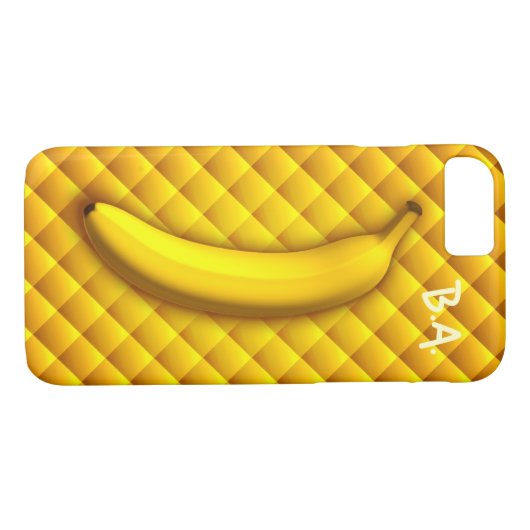 Banana Flavor iPhone 7 Coque (Dos (Horizontal))