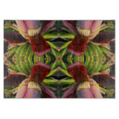 Banana Flower Pattern Snijplank (Voorkant)