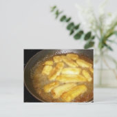 Banana Foster Recipe Briefkaart (Staand voorkant)