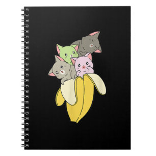Banana Funny Cat Cute Kitten Gift Notitieboek