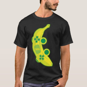 Banana Game Controller Gamer Fruit Food Technology T-shirt