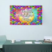 Banana Gepersonaliseerd karakter verjaardag banner (Beurs)