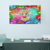 Banana Gepersonaliseerd karakter verjaardag banner (Beurs)