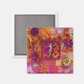 Banana habiller Lady Magnet (Recto/Verso)