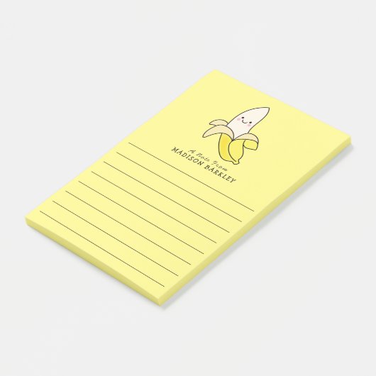 Banana Kind Cute Kawaii Post-it® Notes (Schuin)