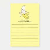 Banana Kind Cute Kawaii Post-it® Notes (Voorkant)