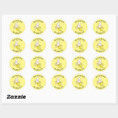 Banana Kind Schattigee Kawaii Envelope Seal Sticke Ronde Sticker (Vel)